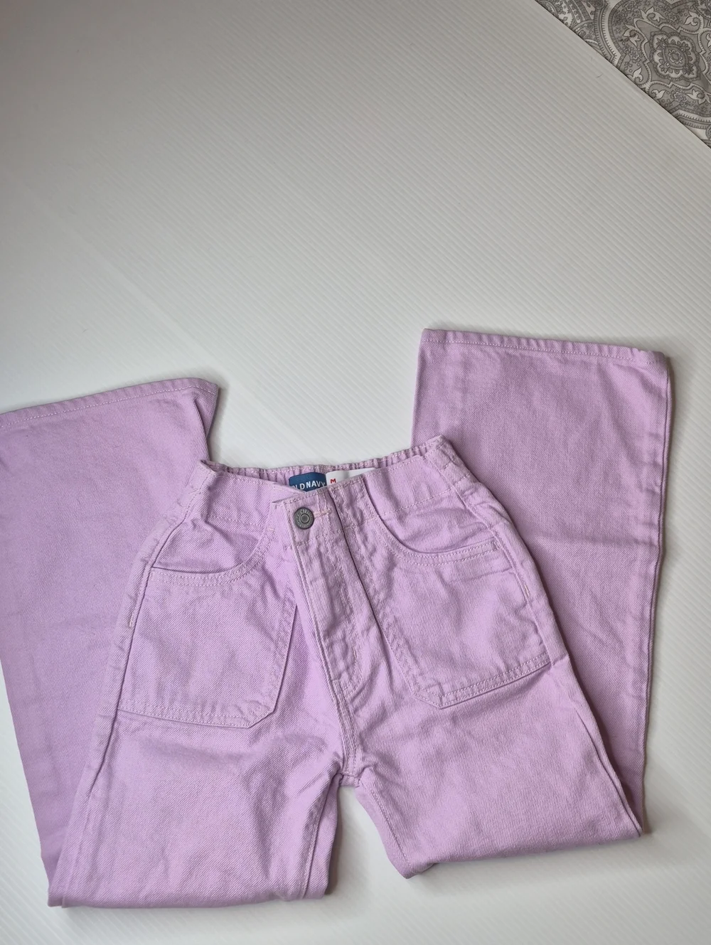 Old Navy Girl's Size 8 High-Rise Baggy Wide Leg Jeans